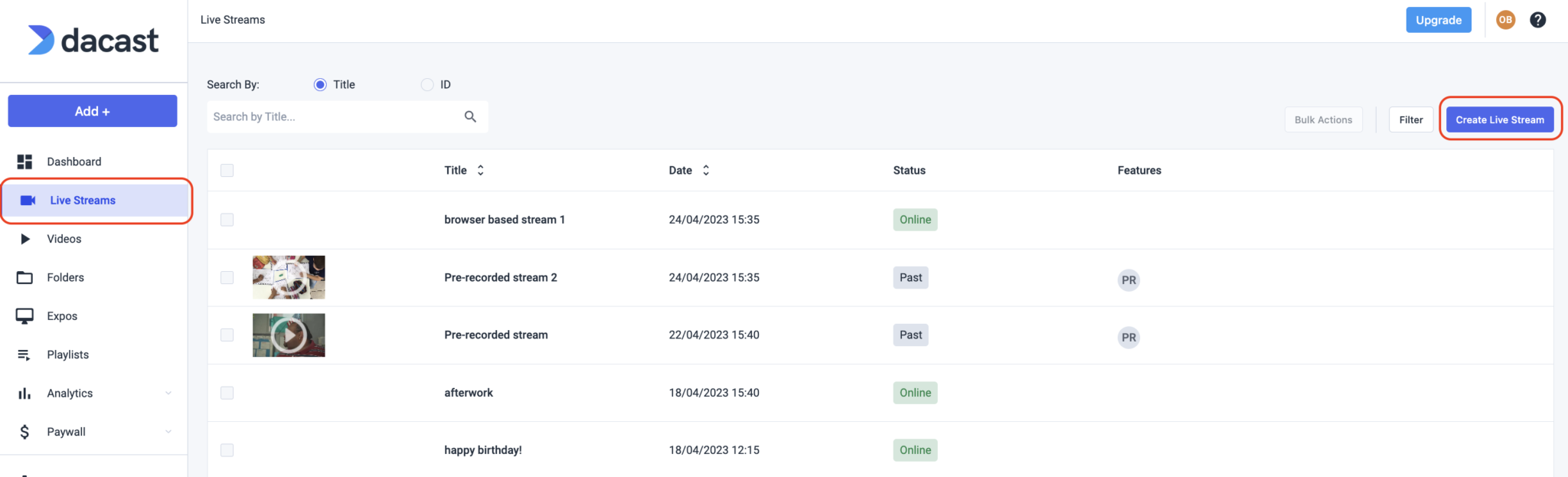 How to Create HTML5 Live Channels