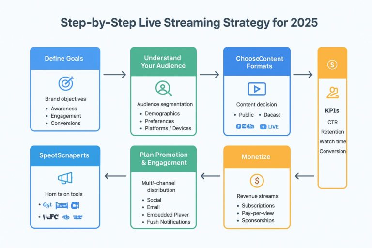 How to Develop a Live Streaming Strategy to Grow Your Business