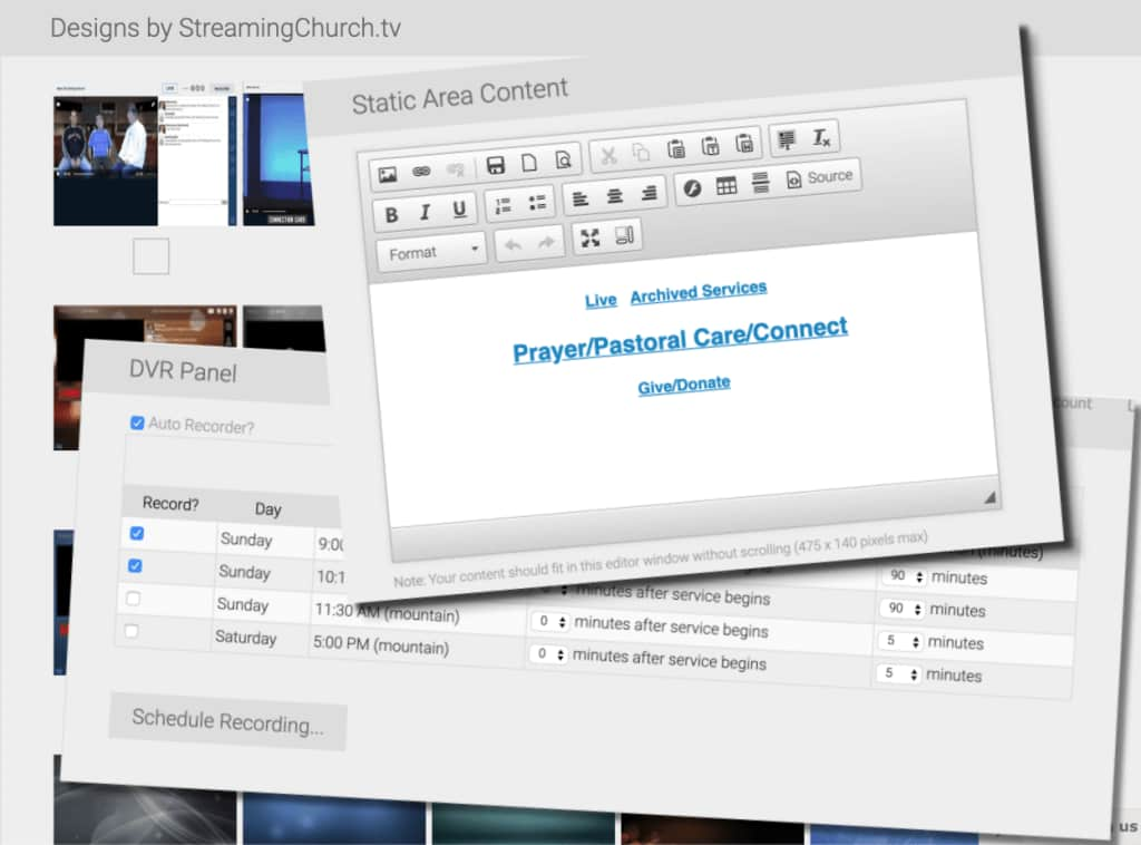 Plataforma Streaming ChurchTV