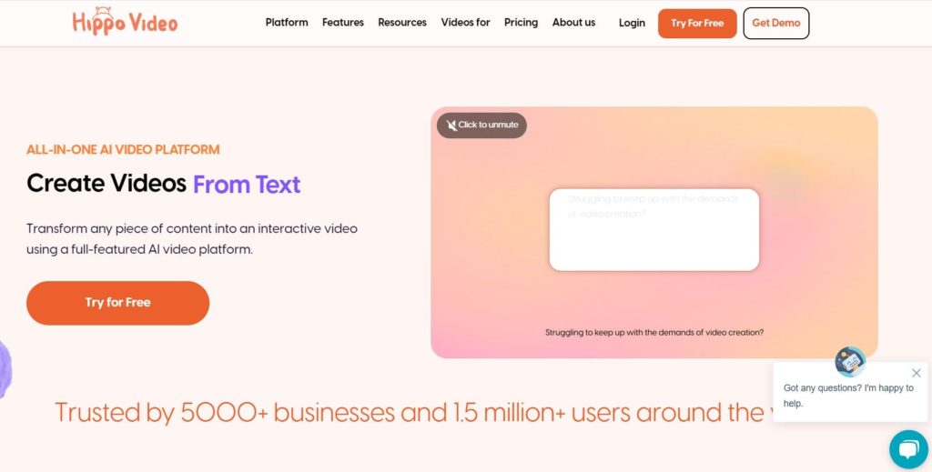 Hippo Video Image
