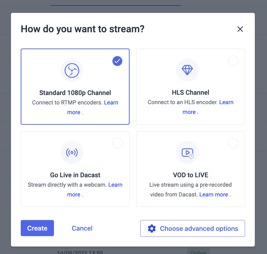 Multi-Destination Live Stream Setup: New Channel Guide - Dacast