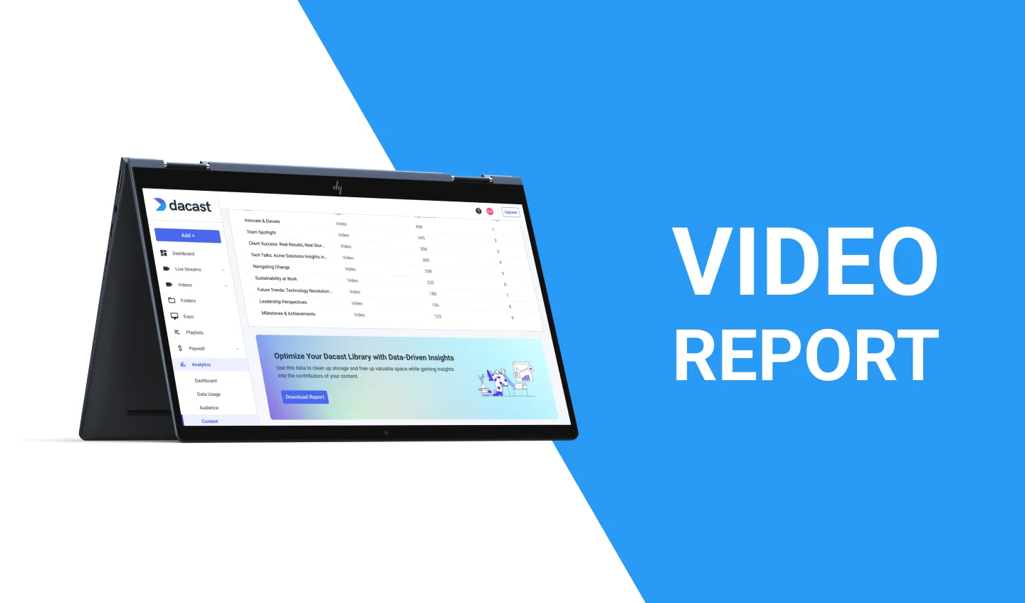 Video On Demand Reporting Dacast