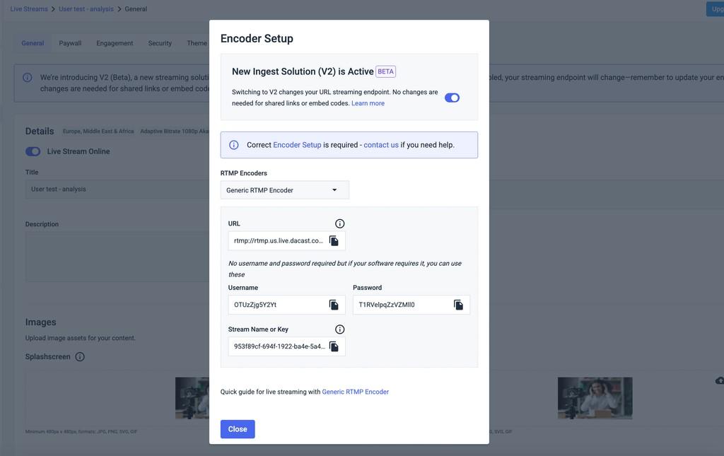 Encoder Setup