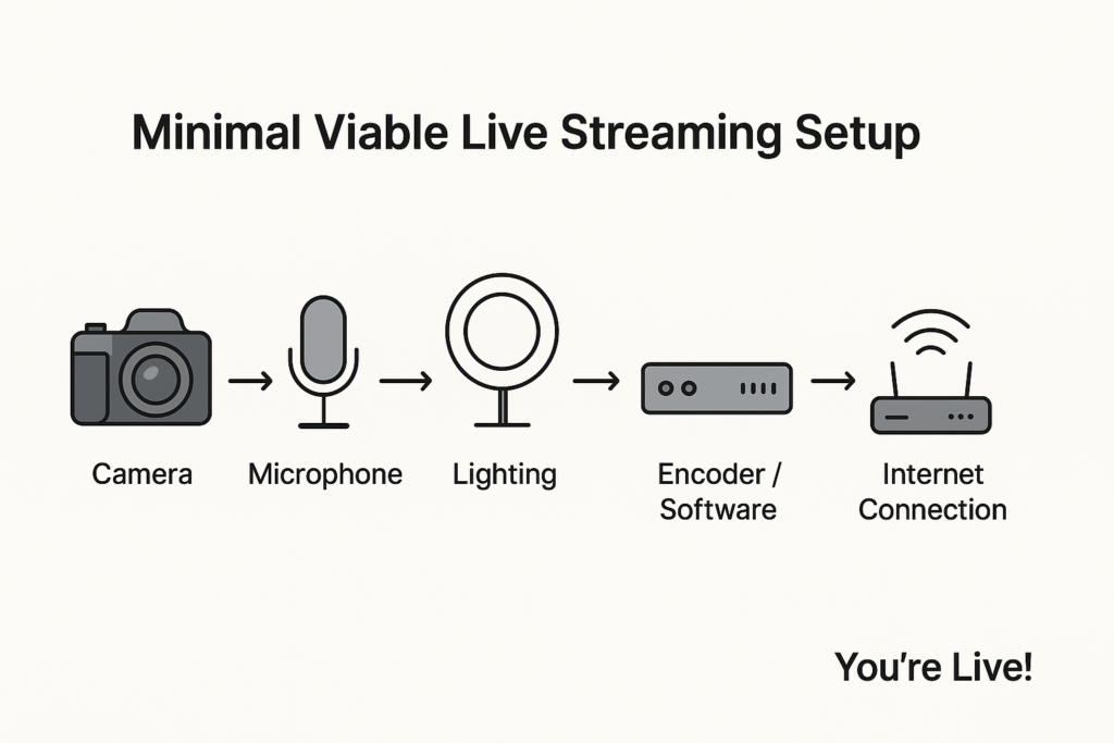 Minimal Viable Live Streaming Setup